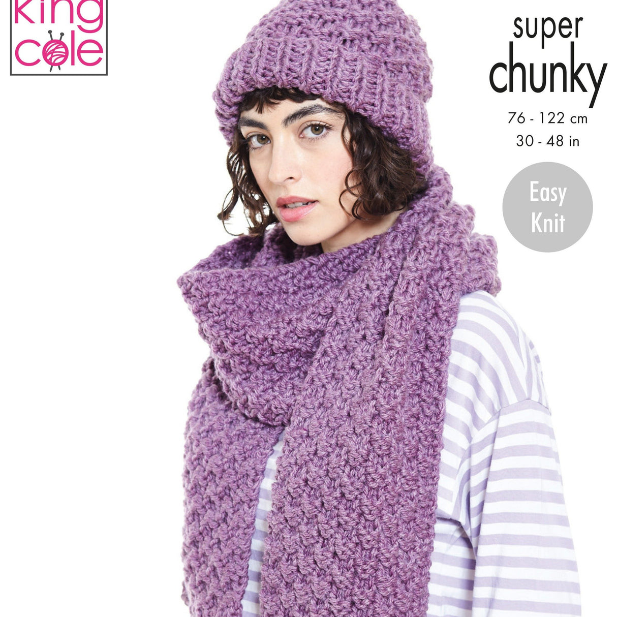 King Cole Patterns King Cole Ladies Super Chunky Knitting Pattern 5839