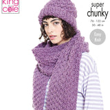King Cole Patterns King Cole Ladies Super Chunky Knitting Pattern 5839