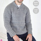 King Cole Patterns King Cole Mens Chunky Knitting Pattern 5819