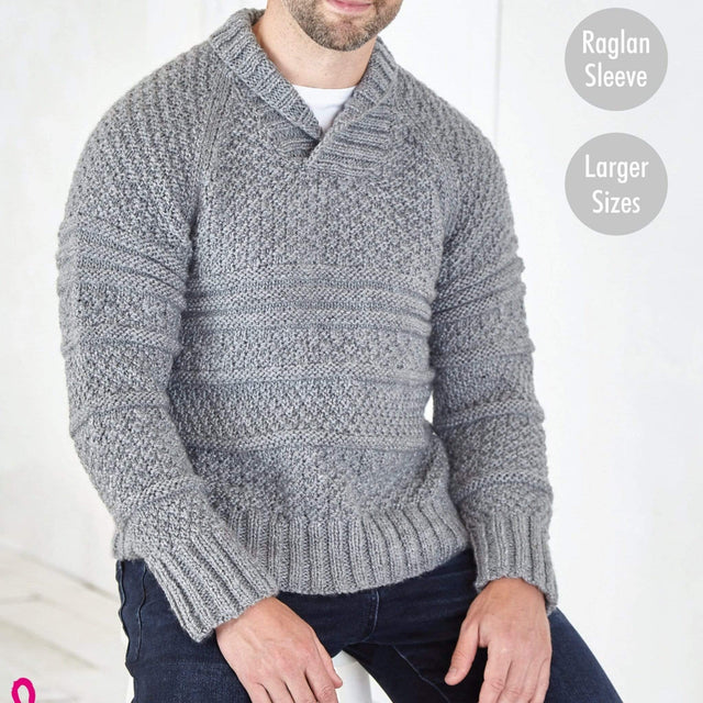King Cole Patterns King Cole Mens Chunky Knitting Pattern 5819