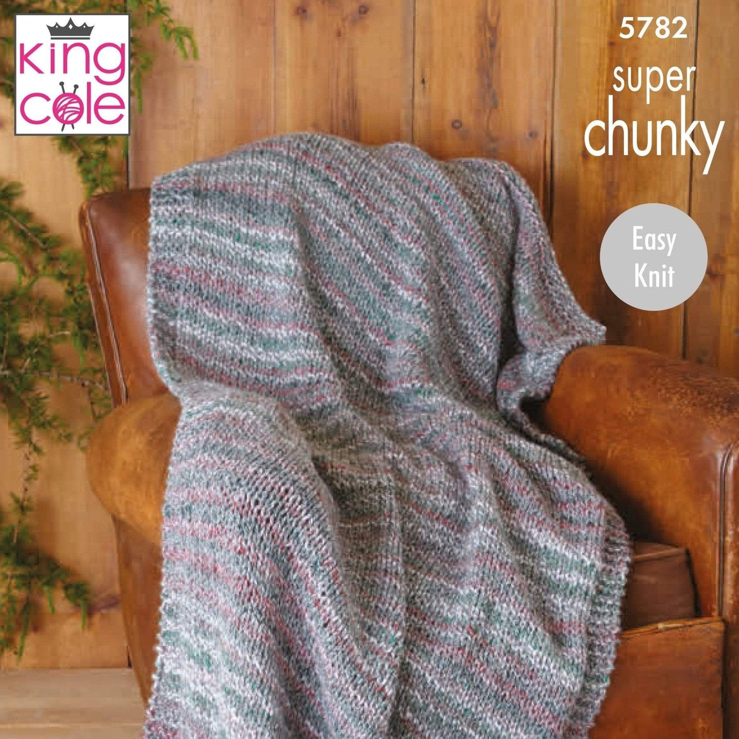 King Cole Super Chunky Knitting Pattern 5782 Wool n Stuff