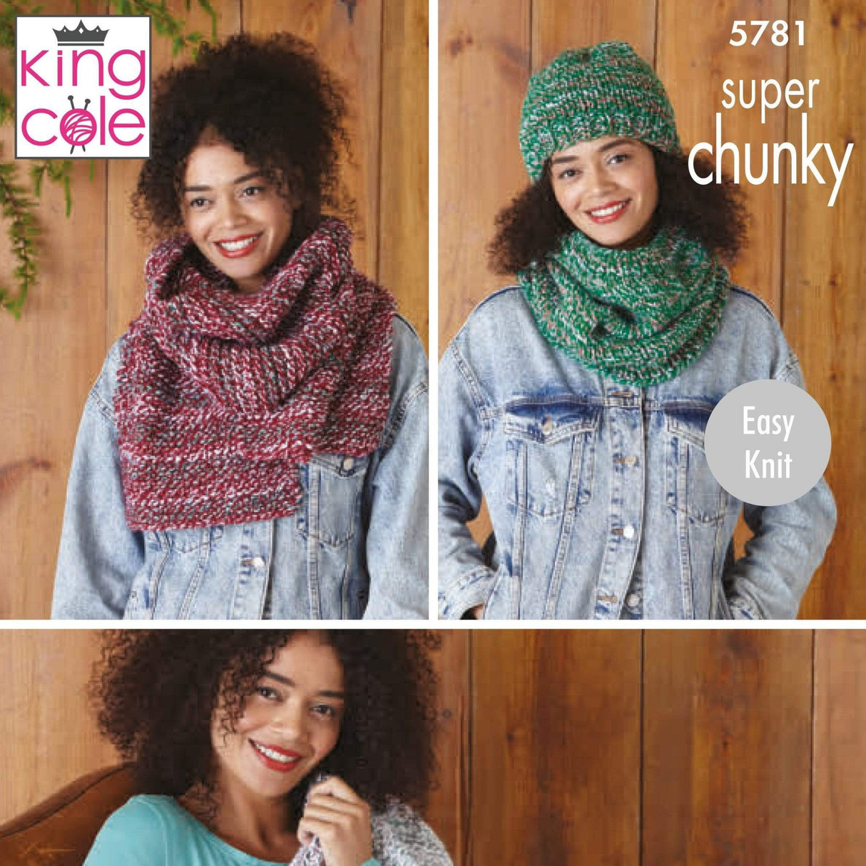 King Cole Patterns King Cole Super Chunky Pattern 5781
