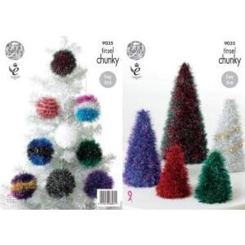 King Cole Patterns King Cole Tinsel Chunky Knitting Pattern 9035