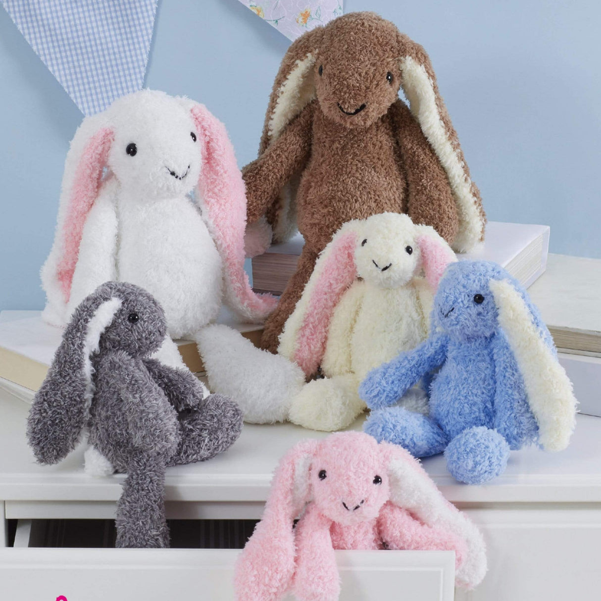 King Cole Patterns King Cole Toy Rabbit Knitting Pattern 9143