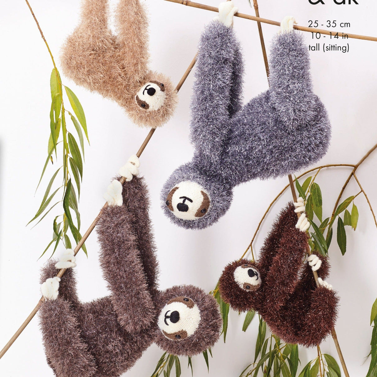 King Cole Patterns King Cole Toy Sloth Knitting Pattern 9138