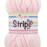 King Cole Yarn King Cole Baby Stripe DK Knitting Yarn
