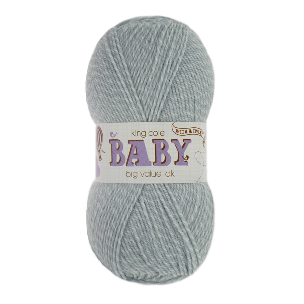King Cole Yarn King Cole Big Value Baby DK Twist Knitting Yarn