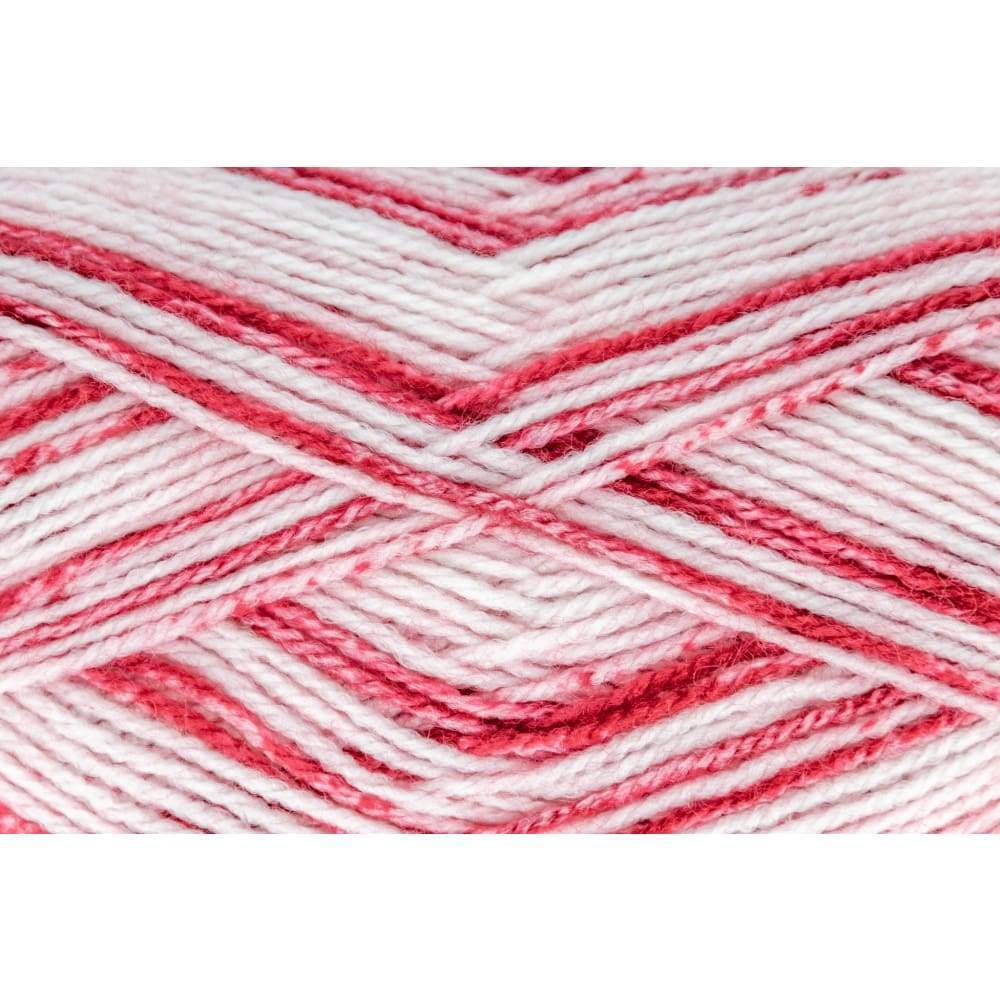 King Cole Yarn Red Stripe (4509) King Cole Stripe DK Knitting Yarn