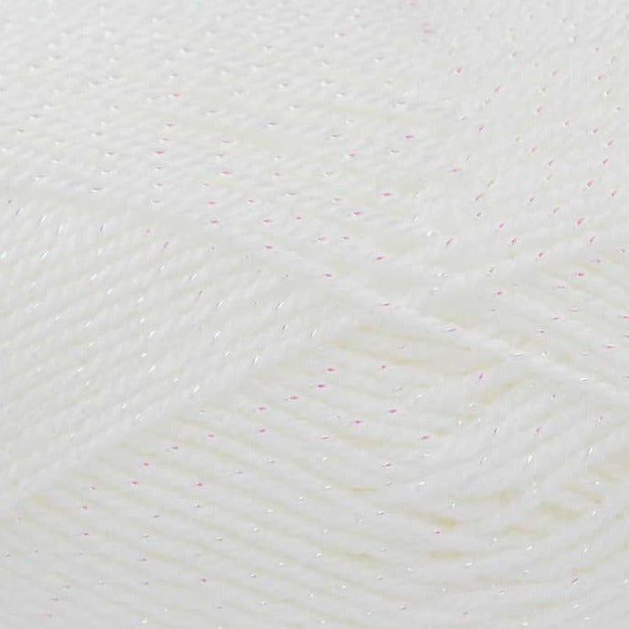 King Cole Baby Glitz DK Yarn Diamond White