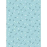 Lewis and Irene Fabric C37.3 Sleigh Ride on Icy Blue Lewis and Irene Snow Day Fabric Collection