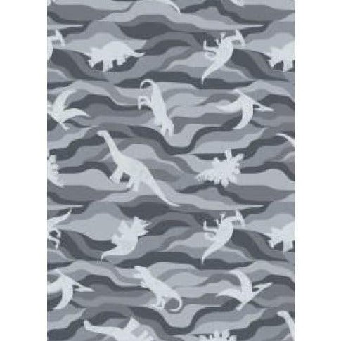 Lewis and Irene Fabric Dino Rock Layers on Grey A305.3 Lewis and Irene Kimmeridge Bay Fabric