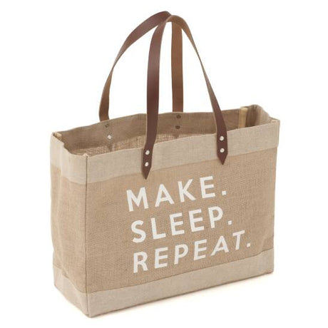 Make Sleep Repeat Tote Bag