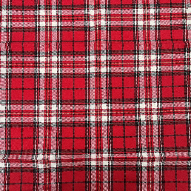 Metallic Tartan Fabric 01