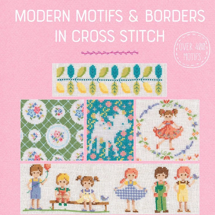 Modern Motifs & Borders in Cross Stitch