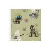 Natural History Museum Fabric Dinosaur Landscape