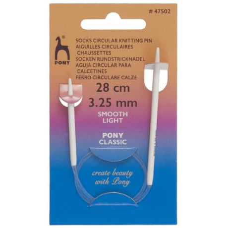 Pony Needles & Hooks 3.00 mm Pony Sock Circular Knitting Needles