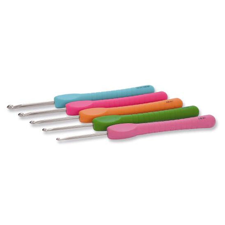 Close up of Pony Easy Grip Crochet Hook Set