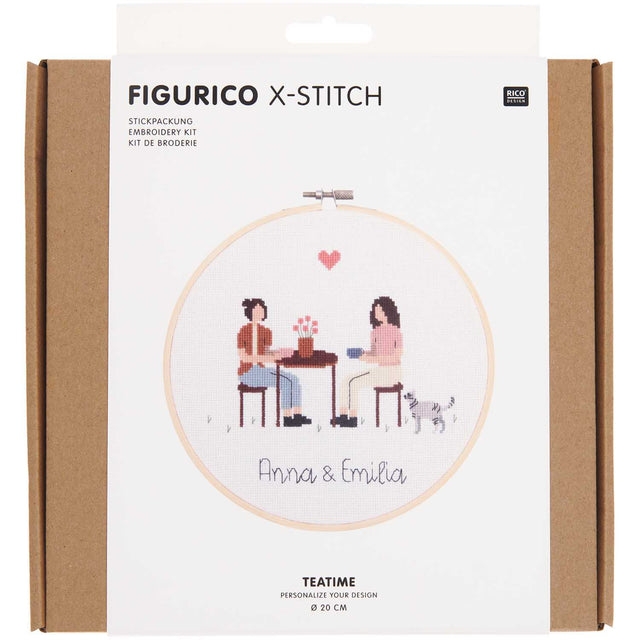 Rico Craft Rico Figurico Teatime Cross Stitch Kit