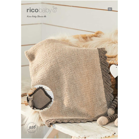 Rico Patterns Rico Baby Classic Blanket and Pillow DK Knitting Pattern 926