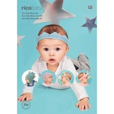 Rico Patterns Rico Baby Classic DK Dinosaur Helmet, Hat and Headband Pattern 612