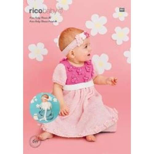 Rico Patterns Rico Baby Classic DK Dress and Headband Pattern 611