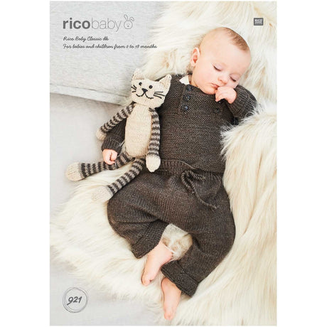 Rico Patterns Rico Baby Classic Sweater and Trousers DK Knitting Pattern 921