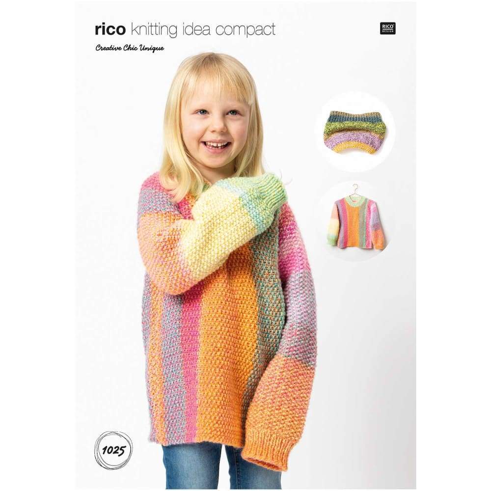 Rico Patterns Rico Creative Chic Unique Knitting Pattern 1025