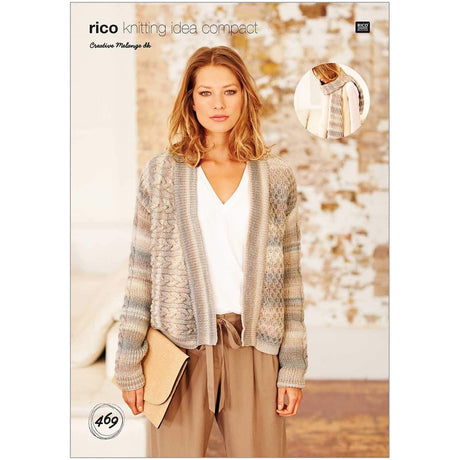 Rico Patterns Rico Creative Melange DK Knitting Pattern 469