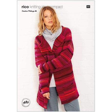 Rico Patterns Rico Creative Melange DK Knitting Pattern 480