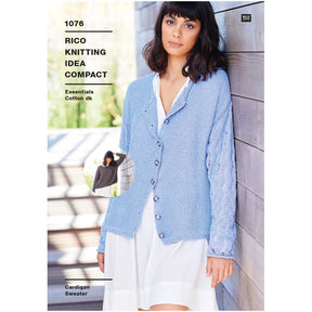 Rico Patterns Rico Ladies Cardigan and Sweater DK Knitting Pattern 1076