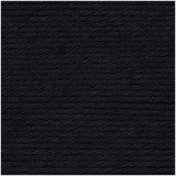 Rico Yarn Black (020) Rico Creative Cotton DK Yarn