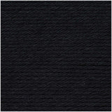 Rico Yarn Black (020) Rico Creative Cotton DK Yarn