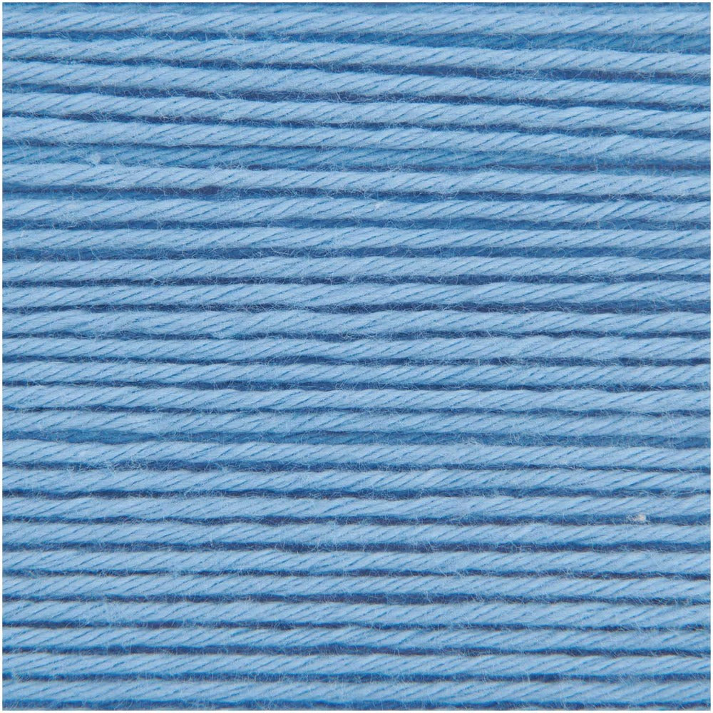 Rico Yarn Blue (079) Rico Baby Cotton Soft DK Knitting Yarn