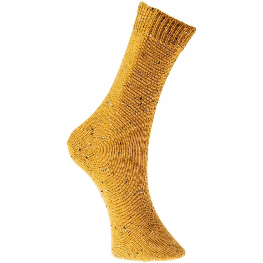Rico Yarn Mustard (004) Rico Superba Tweed 4 Ply Sock Yarn