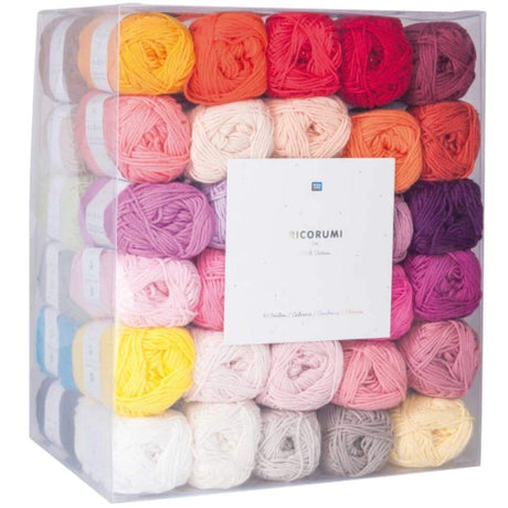 Rico Yarn Ricorumi Cotton Colour Pack Gift Set 60 balls