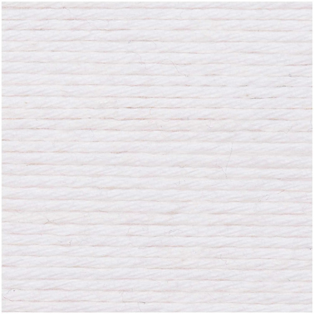 Rico Yarn White (001) Rico Creative Cotton DK Yarn