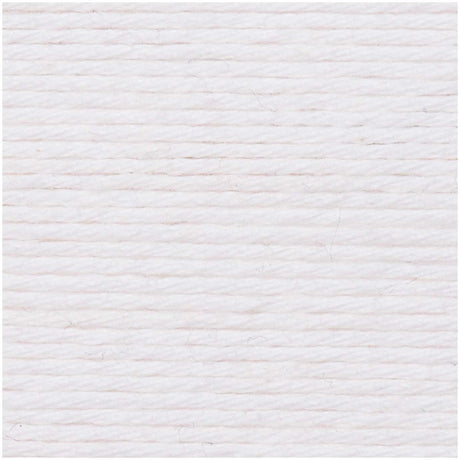 Rico Yarn White (001) Rico Creative Cotton DK Yarn