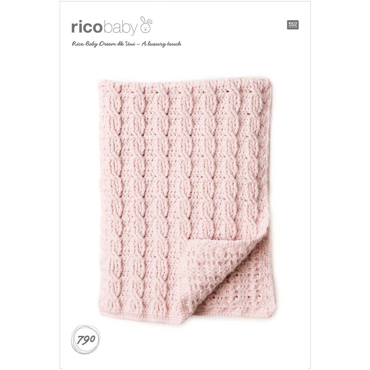 Rico Baby Crochet Blanket Pattern 791