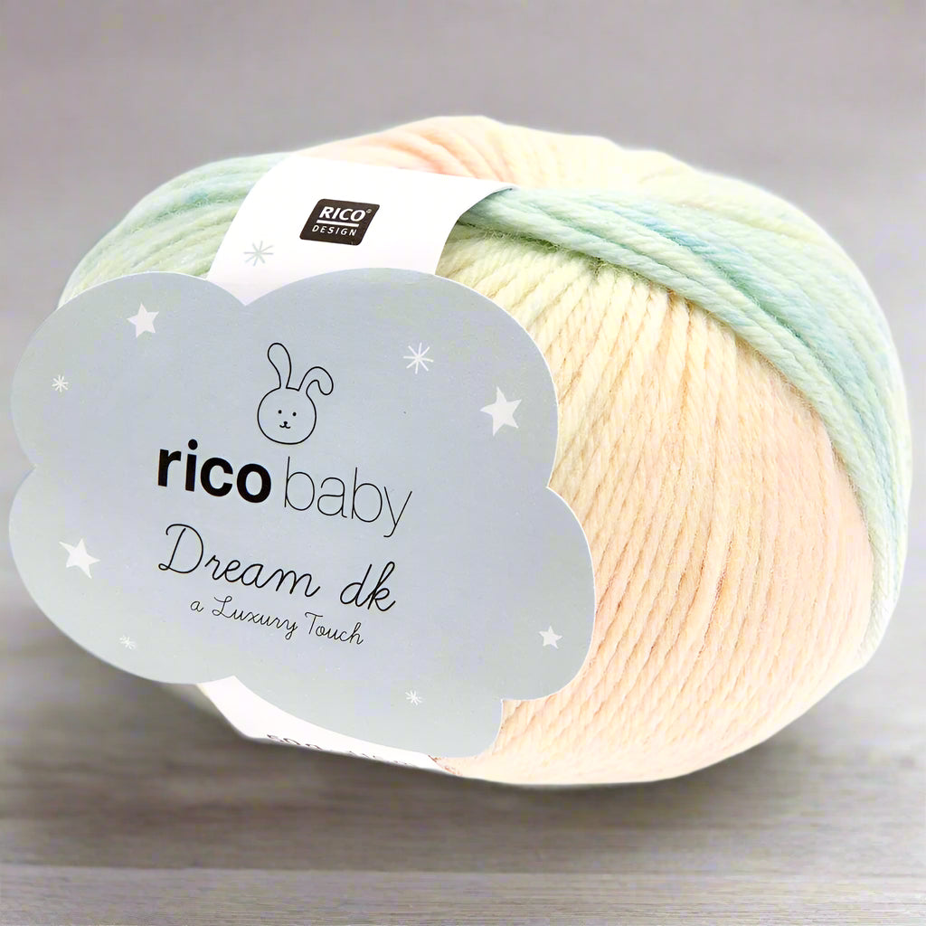 Rico Baby Dream DK  - soft multicolour baby yarn
