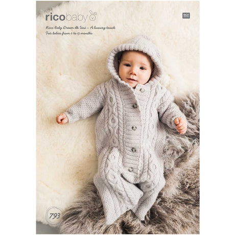 Rico Baby Sleeping Bag Knitting Pattern 793