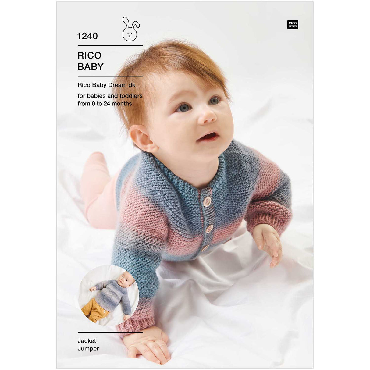 Rico Baby DK Knitting Pattern 1240