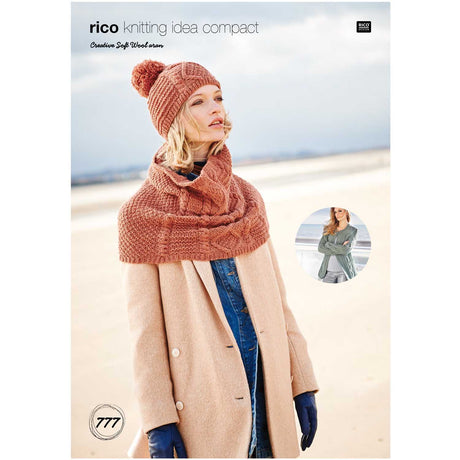Rico Soft  Wool Aran Knitting Pattern 777