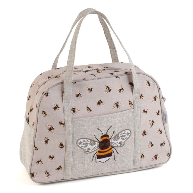 Embroidered Bee Sewing Machine Bag