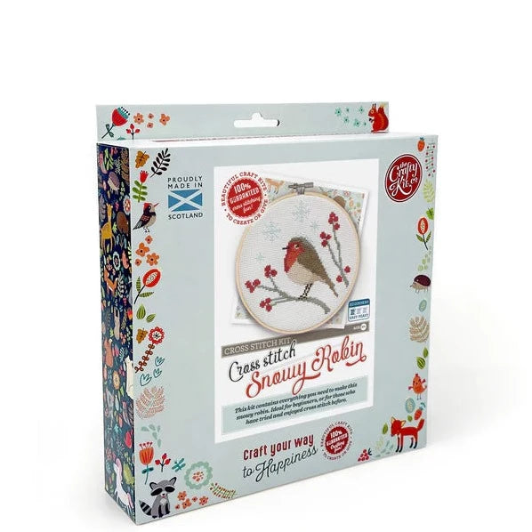 Snowy Robin Cross Stitch Kit