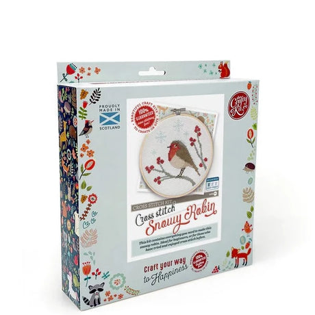 Snowy Robin Cross Stitch Kit