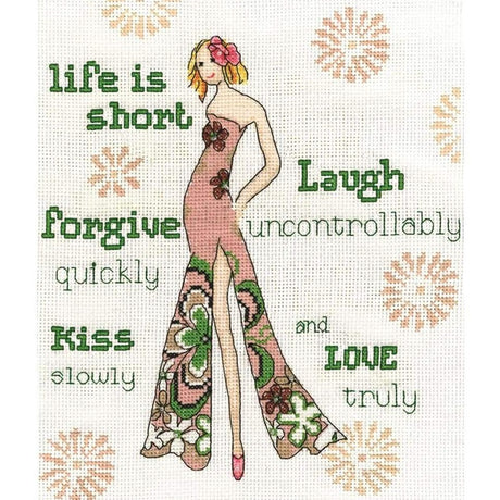 SoloCrafts Craft Life is Short Cross Stitch Kit