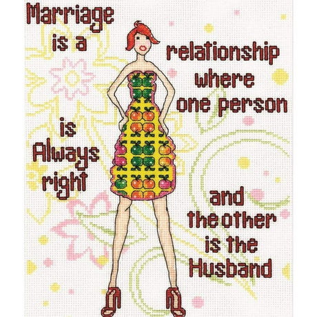 SoloCrafts Craft Marriage Cross Stitch Kit