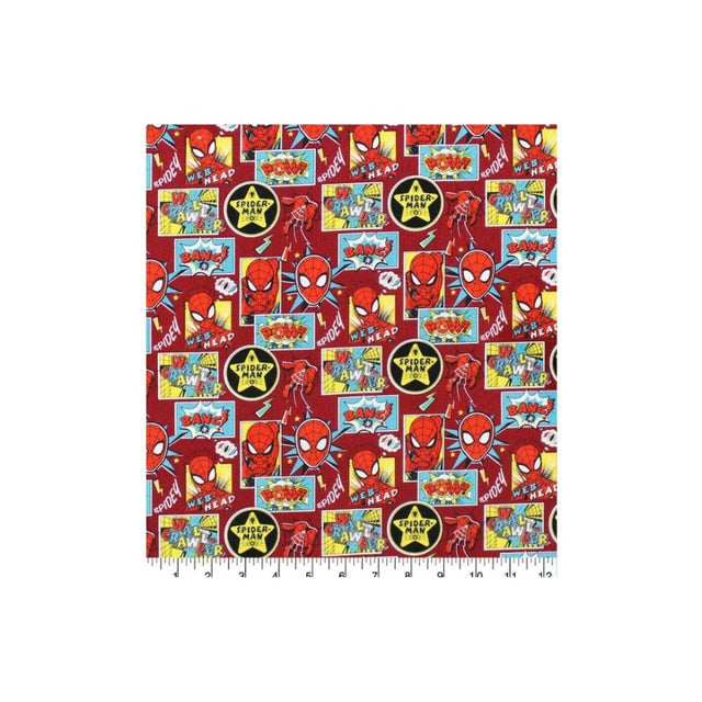 Spiderman Outside the Box Fabric