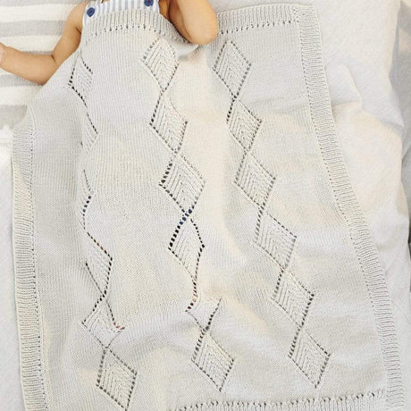 Stylecraft Patterns Stylecraft Baby Blanket Bambino DK Knitting Pattern 9531