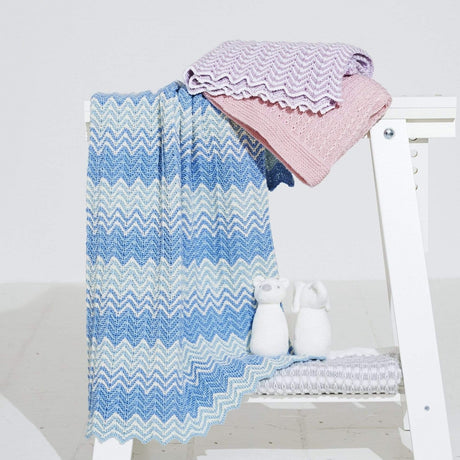 Stylecraft Patterns Stylecraft Baby Blanket Knitting Pattern 9506